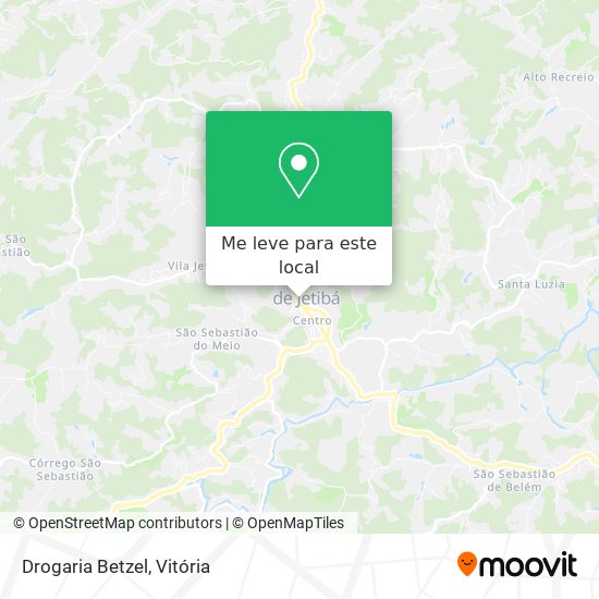 Drogaria Betzel mapa