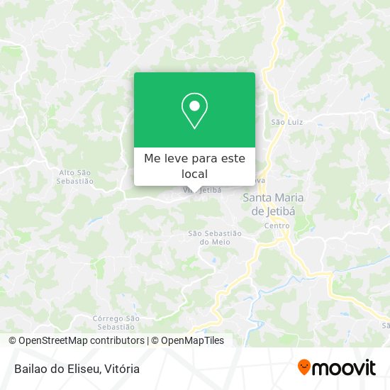 Bailao do Eliseu mapa