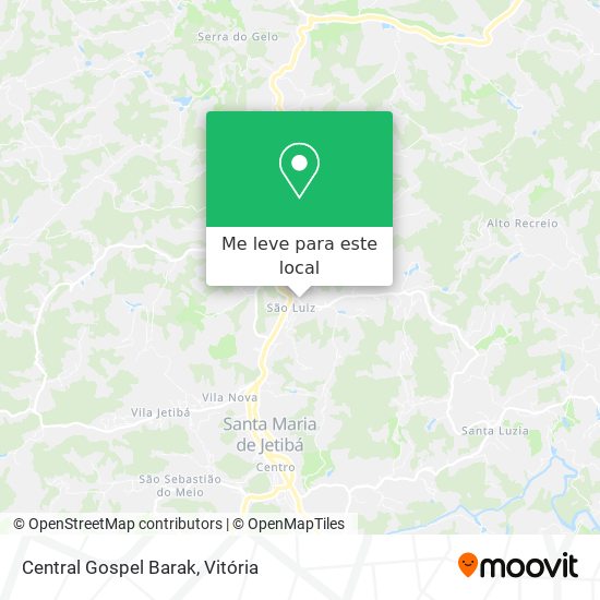 Central Gospel Barak mapa