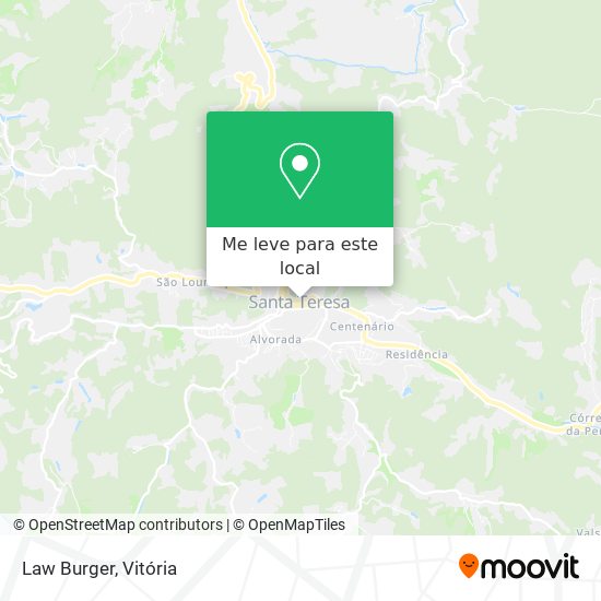 Law Burger mapa