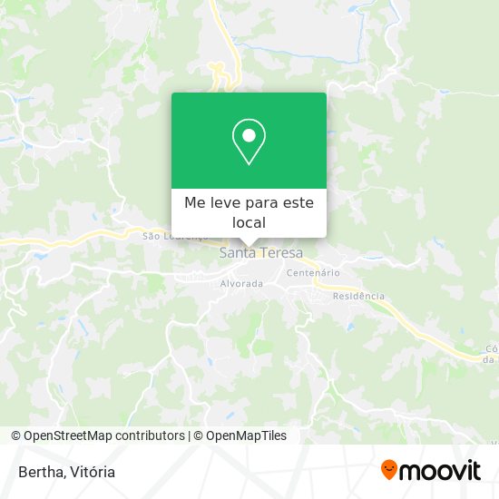 Bertha mapa