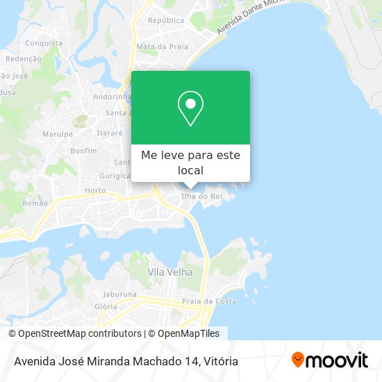 Avenida José Miranda Machado 14 mapa