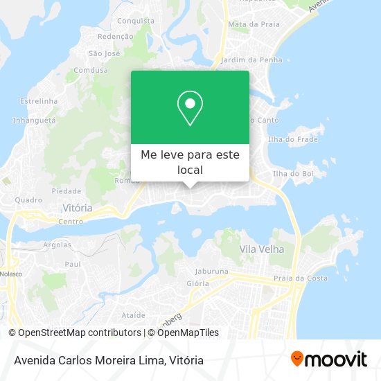 Avenida Carlos Moreira Lima mapa