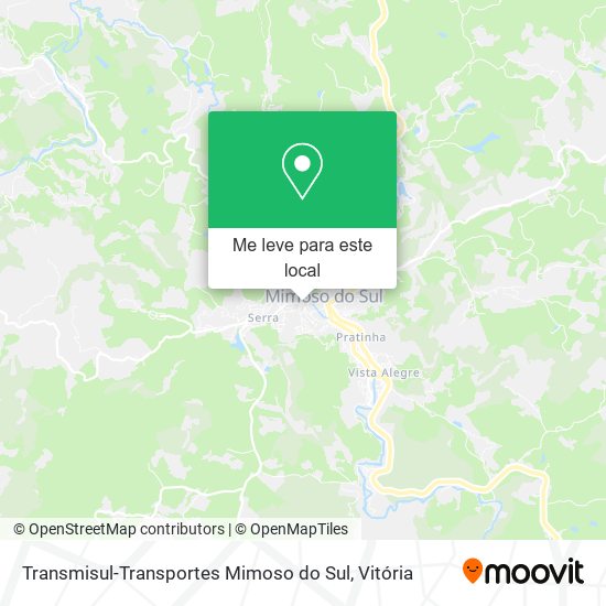 Transmisul-Transportes Mimoso do Sul mapa
