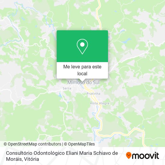 Consultório Odontológico Eliani Maria Schiavo de Moráis mapa
