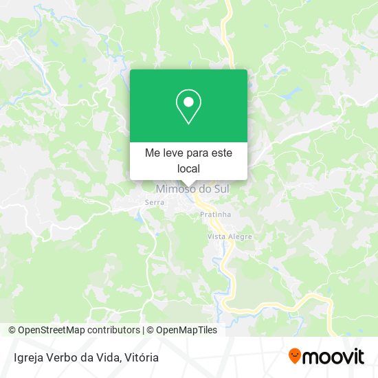 Igreja Verbo da Vida mapa