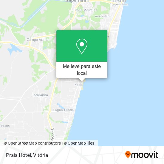 Praia Hotel mapa