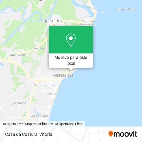Casa da Costura mapa