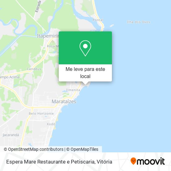 Espera Mare Restaurante e Petiscaria mapa