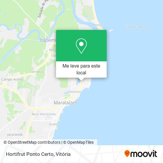 Hortifrut Ponto Certo mapa