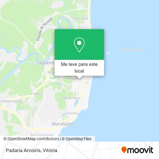 Padaria Arcoiris mapa
