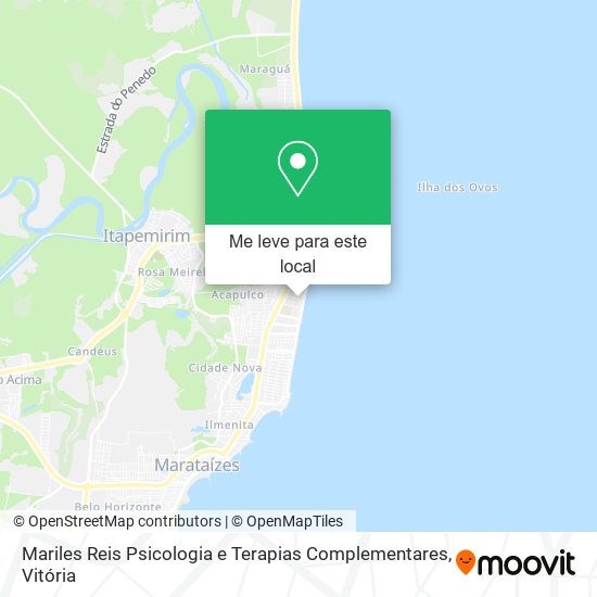 Mariles Reis Psicologia e Terapias Complementares mapa