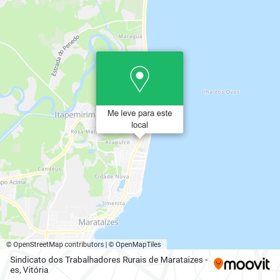 Sindicato dos Trabalhadores Rurais de Marataizes - es mapa
