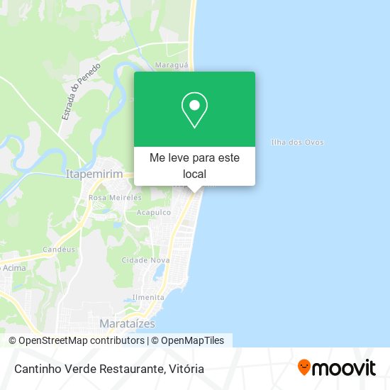 Cantinho Verde Restaurante mapa