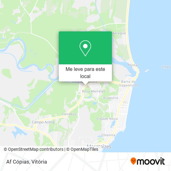 Af Cópias mapa