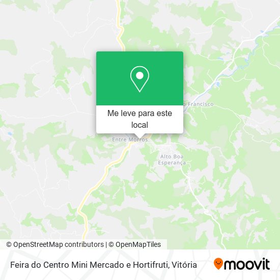 Feira do Centro Mini Mercado e Hortifruti mapa