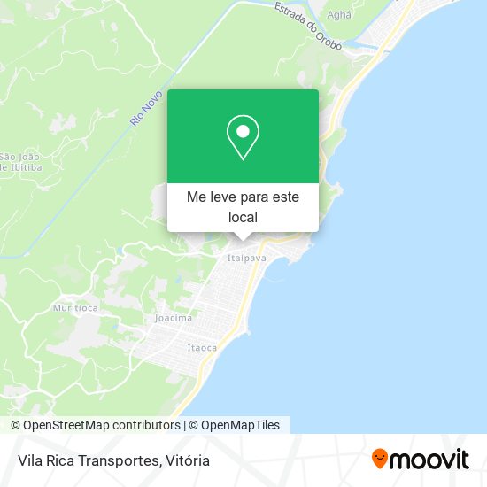 Vila Rica Transportes mapa