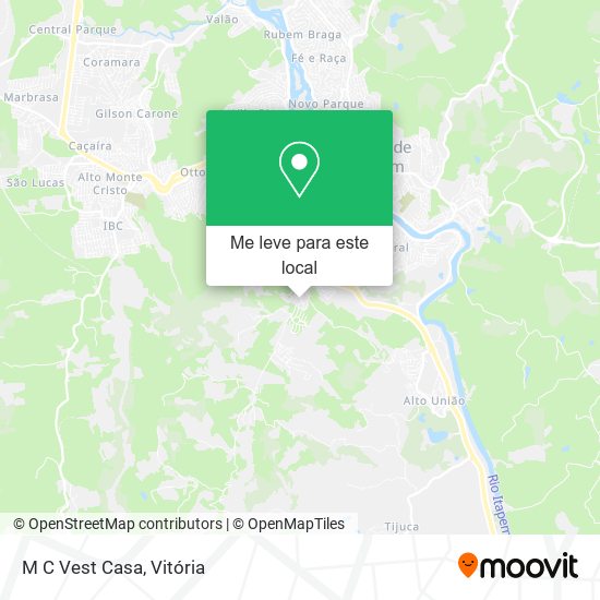 M C Vest Casa mapa