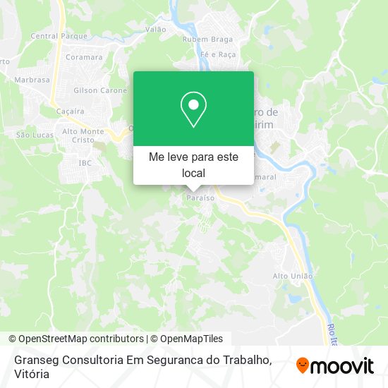 Granseg Consultoria Em Seguranca do Trabalho mapa