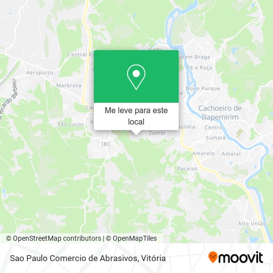 Sao Paulo Comercio de Abrasivos mapa