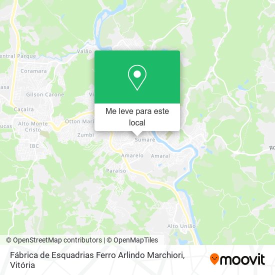 Fábrica de Esquadrias Ferro Arlindo Marchiori mapa