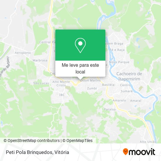 Peti Pola Brinquedos mapa