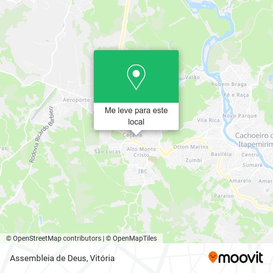 Assembleia de Deus mapa