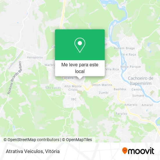 Atrativa Veiculos mapa