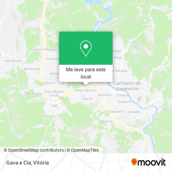 Gava e Cia mapa