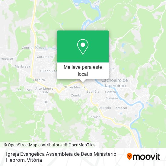 Igreja Evangelica Assembleia de Deus Ministerio Hebrom mapa