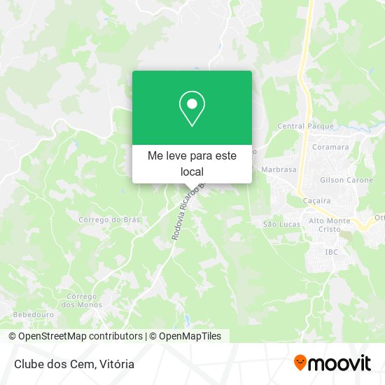 Clube dos Cem mapa