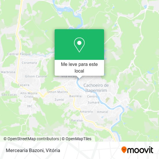 Mercearia Bazoni mapa
