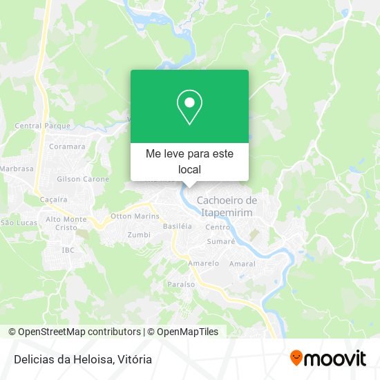Delicias da Heloisa mapa