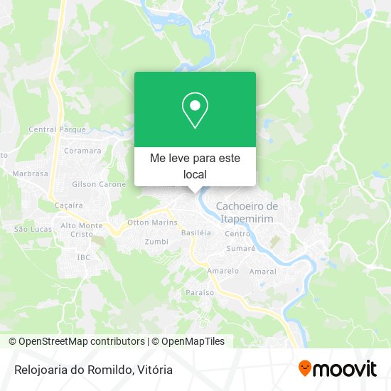 Relojoaria do Romildo mapa