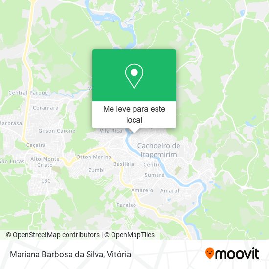 Mariana Barbosa da Silva mapa