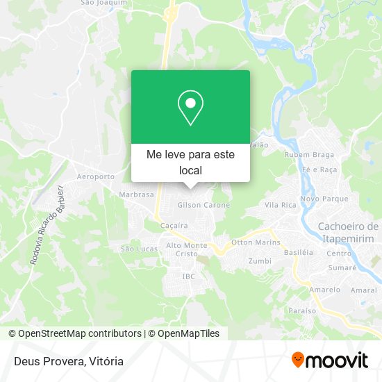 Deus Provera mapa