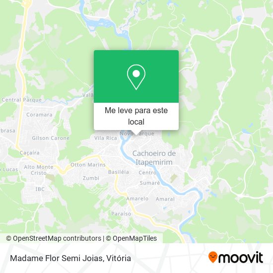 Madame Flor Semi Joias mapa