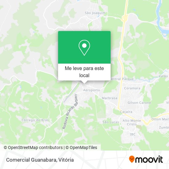 Comercial Guanabara mapa