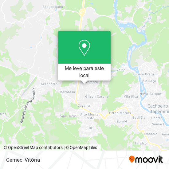 Cemec mapa