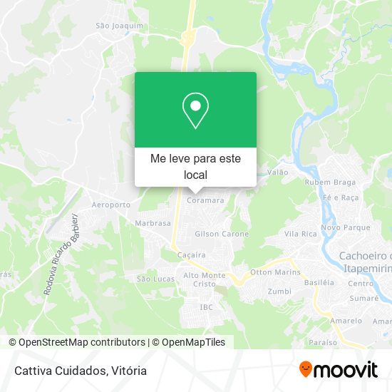 Cattiva Cuidados mapa
