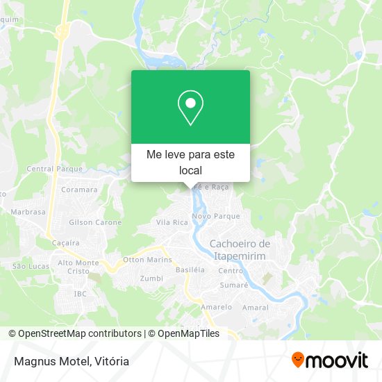 Magnus Motel mapa