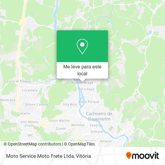 Moto Service Moto Frete Ltda mapa