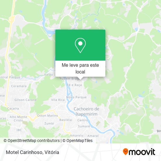 Motel Carinhoso mapa