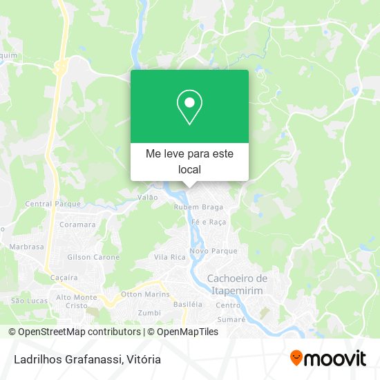 Ladrilhos Grafanassi mapa