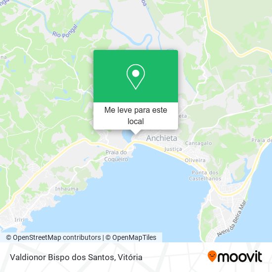 Valdionor Bispo dos Santos mapa