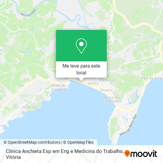 Clínica Anchieta Esp em Eng e Medicina do Trabalho mapa