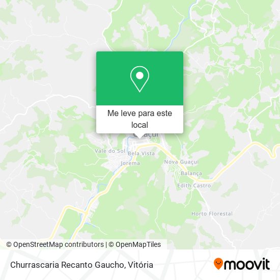 Churrascaria Recanto Gaucho mapa