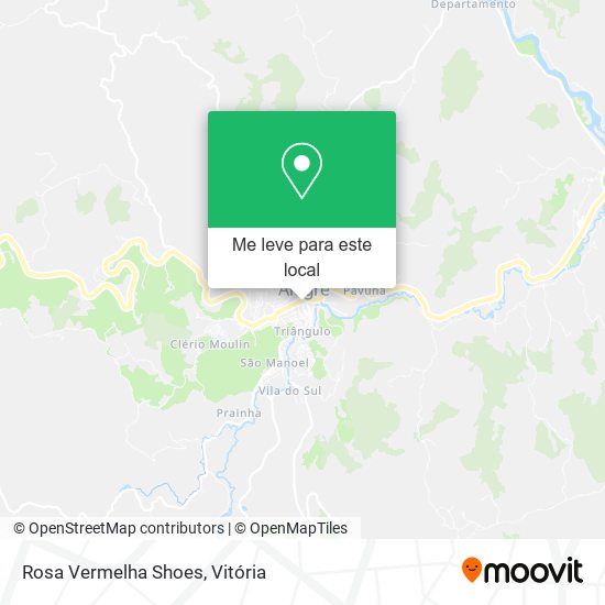 Rosa Vermelha Shoes mapa