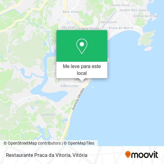Restaurante Praca da Vitoria mapa