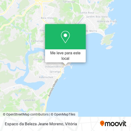 Espaco da Beleza Jeane Moreno mapa